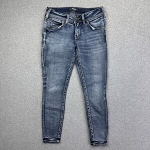 Silver‎ Women's Jeans Elyse Ankle Skinny Size 26x27